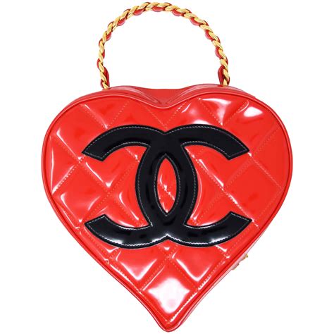 chanel bag heart|Chanel heart shaped bag.